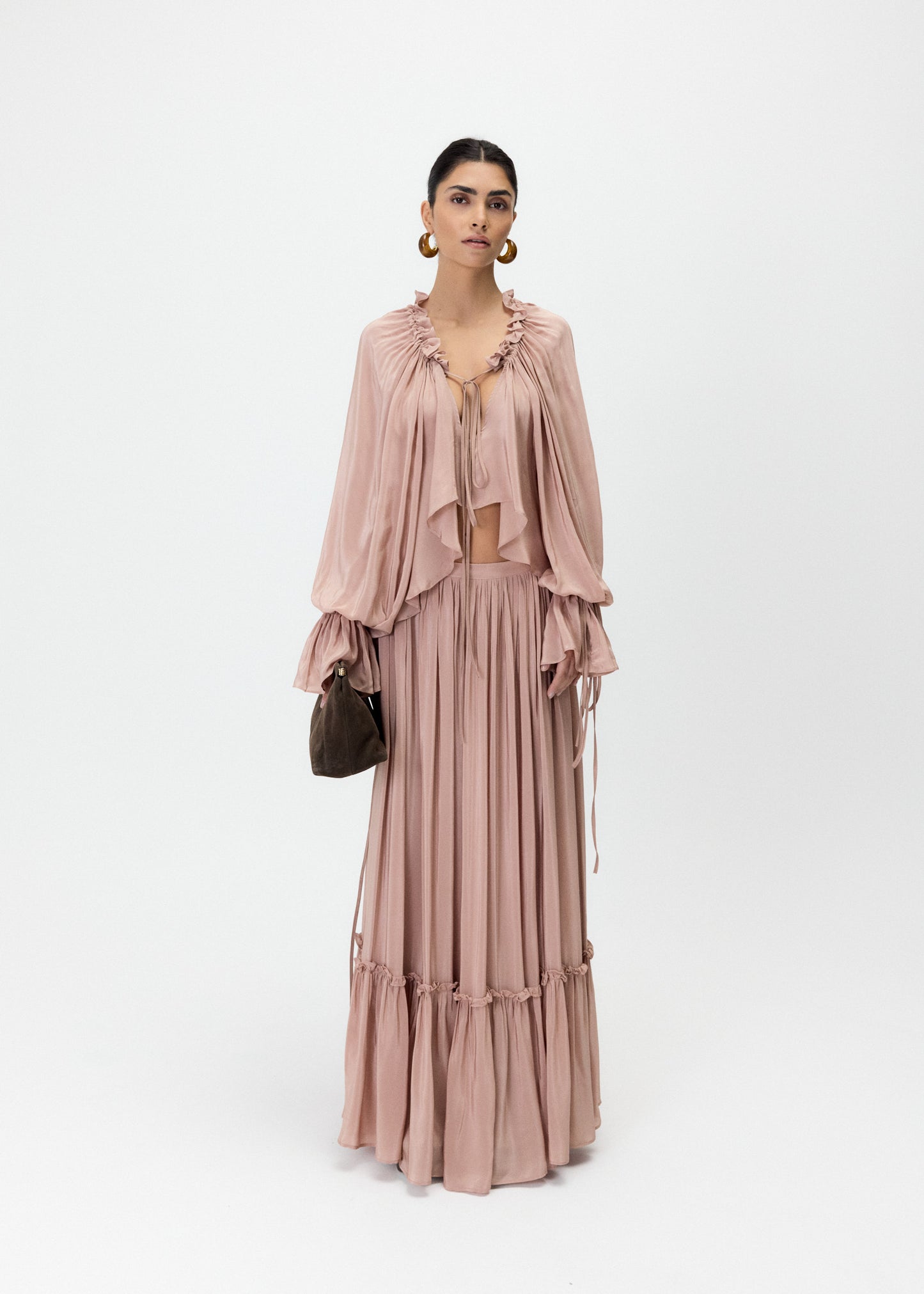 THE TERESA SATIN SKIRT