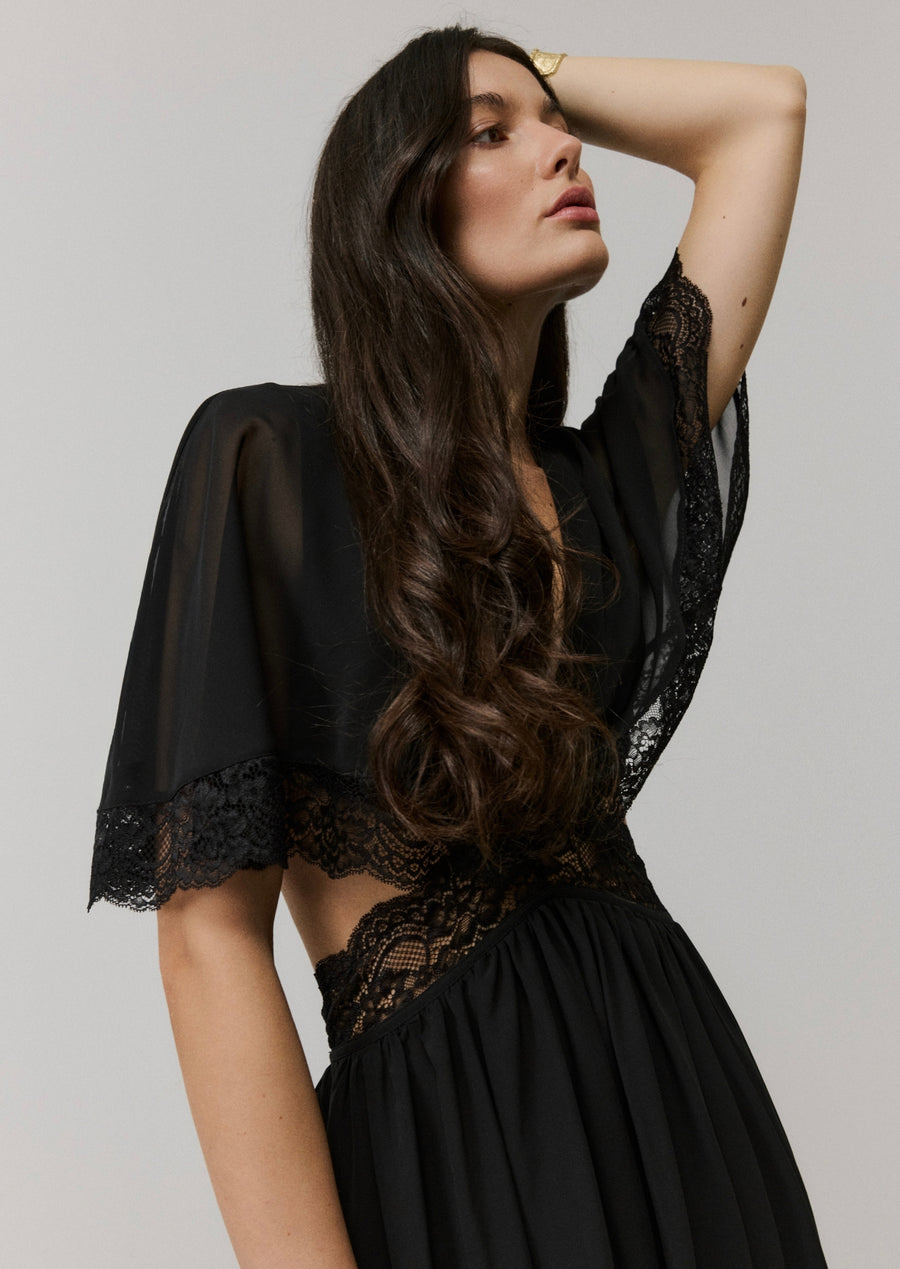 THE ALEGRIA DRESS in Black