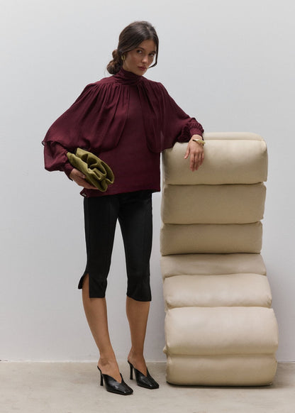 THE SOLAR CAPE BLOUSE