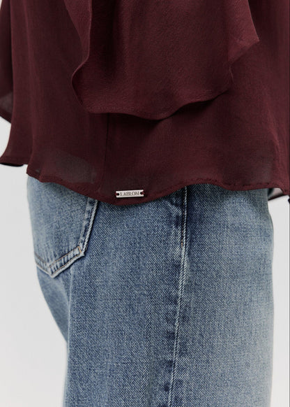 THE SOLAR CAPE BLOUSE