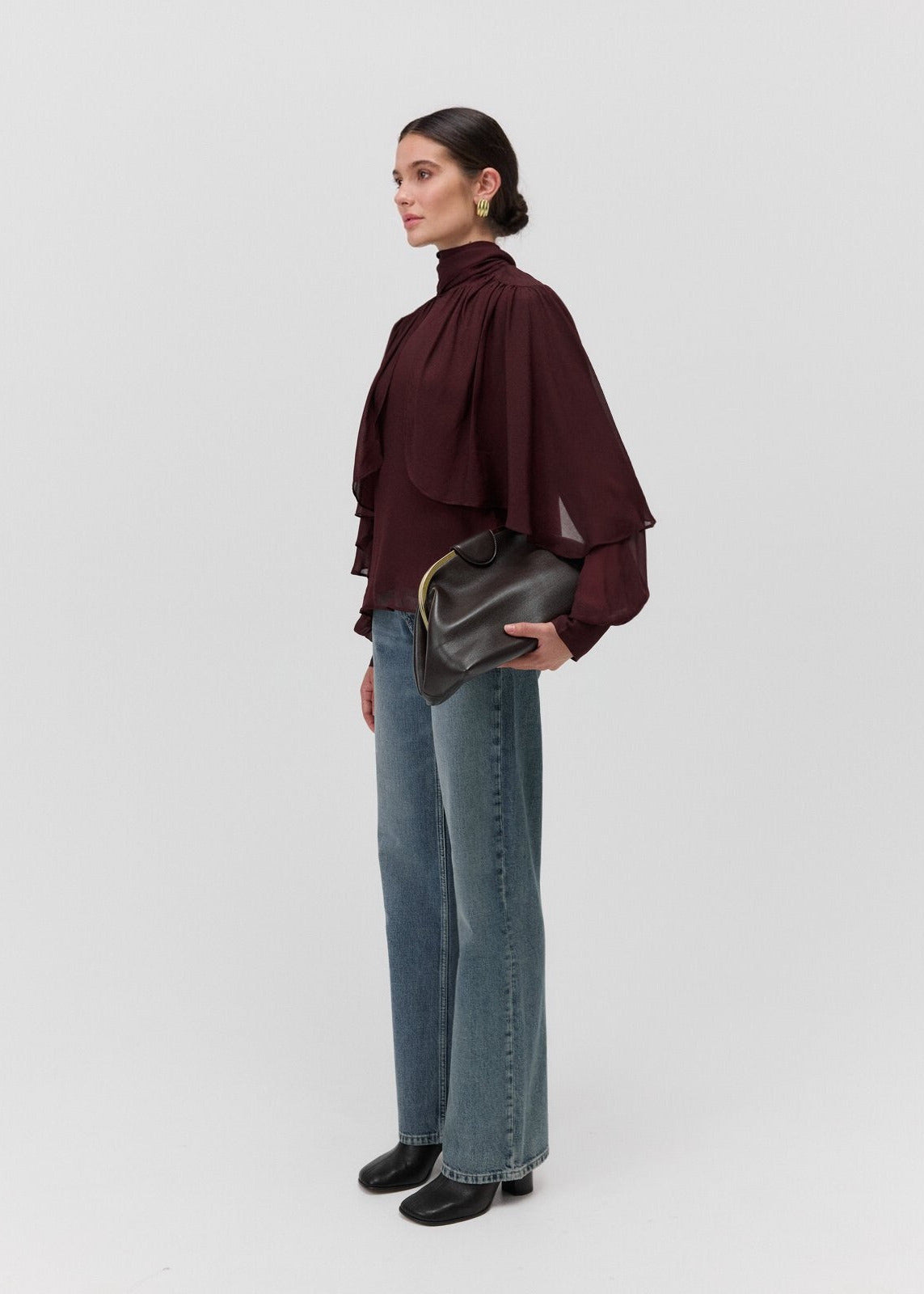 THE SOLAR CAPE BLOUSE