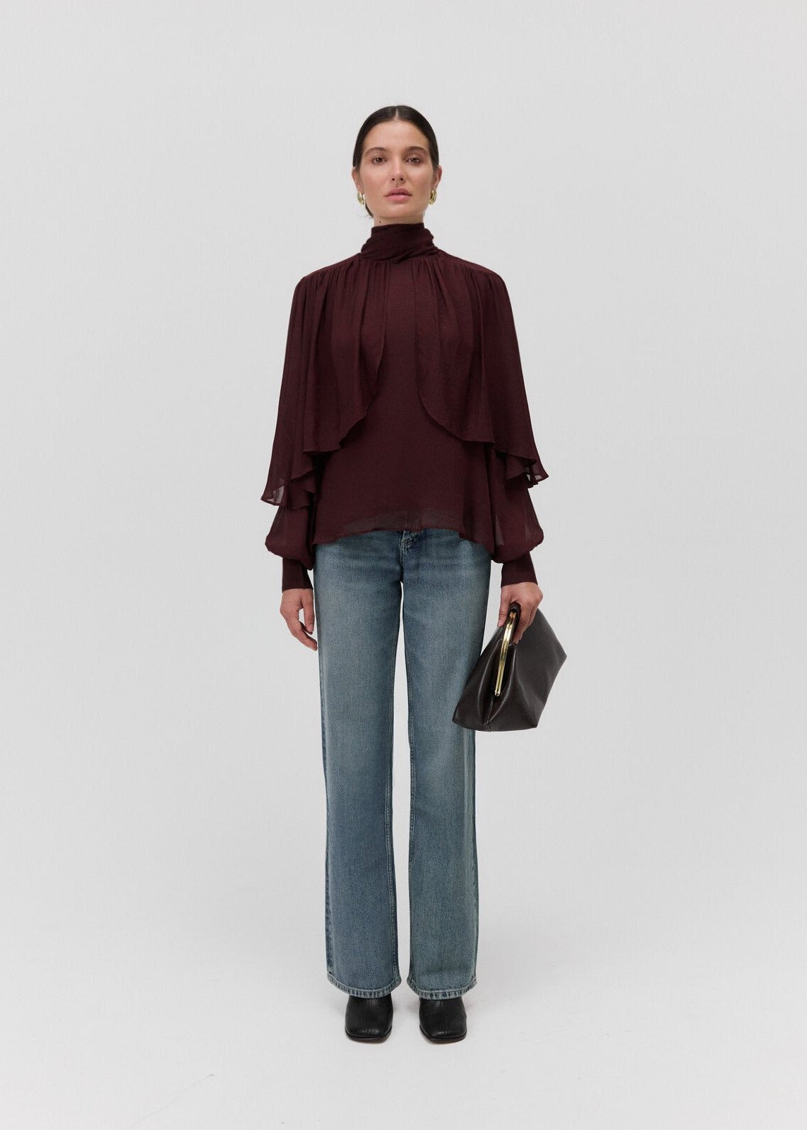 THE SOLAR CAPE BLOUSE