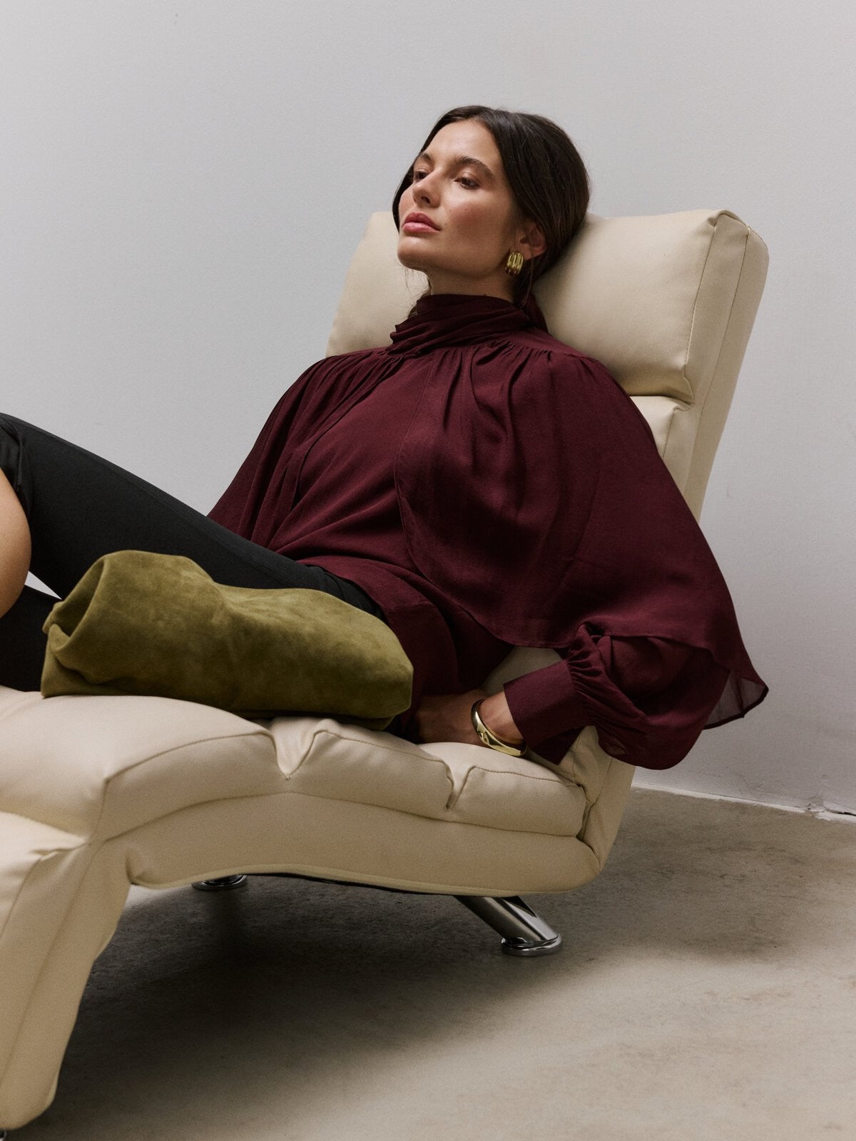 THE SOLAR CAPE BLOUSE