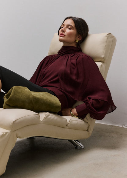 THE SOLAR CAPE BLOUSE