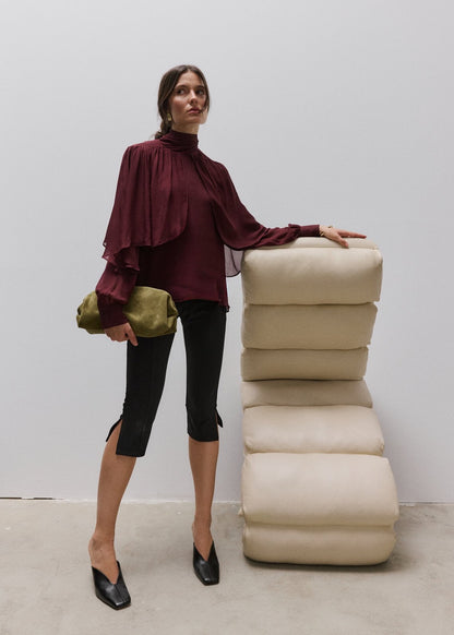 THE SOLAR CAPE BLOUSE