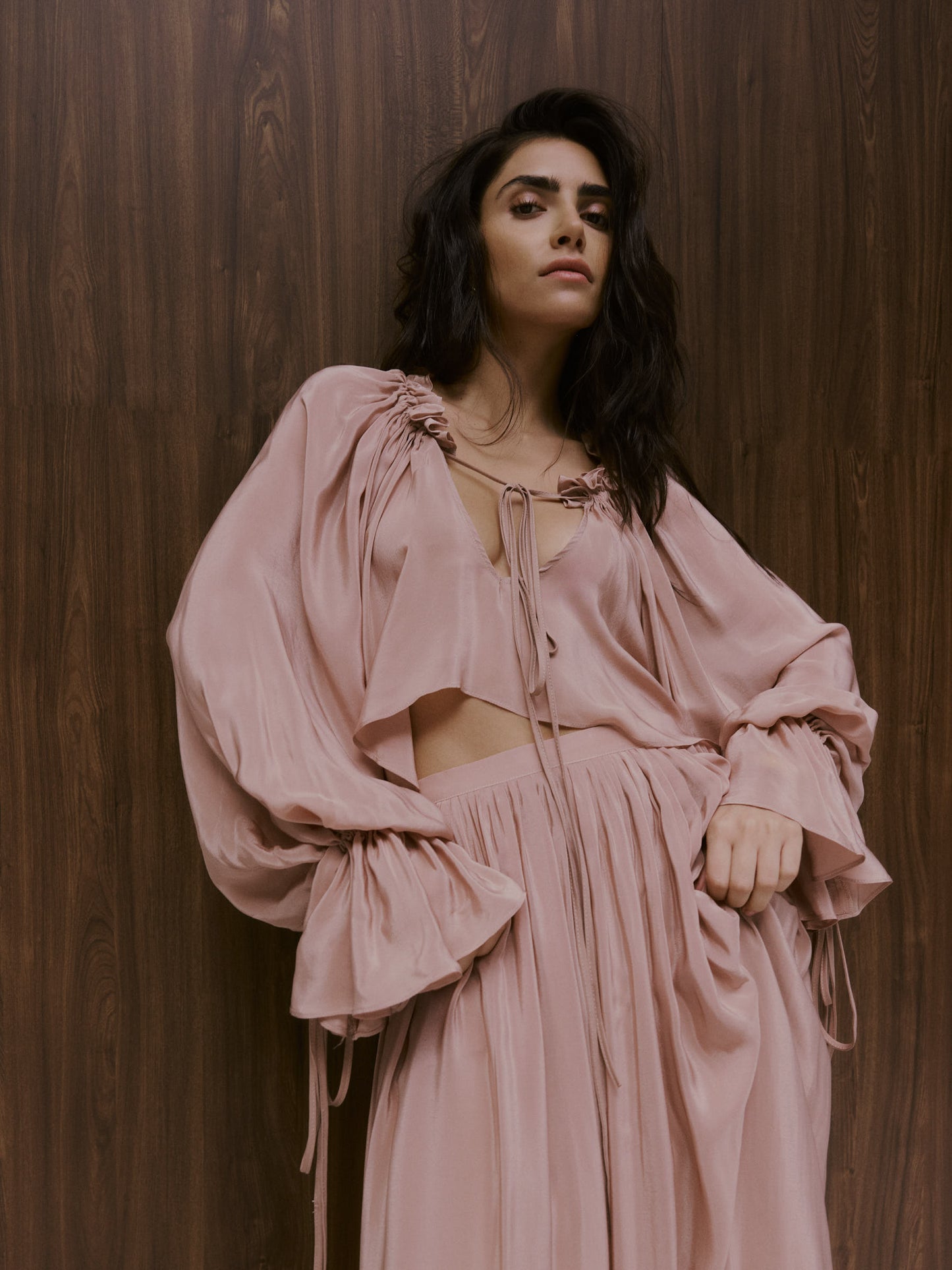 THE TERESA SATIN SKIRT