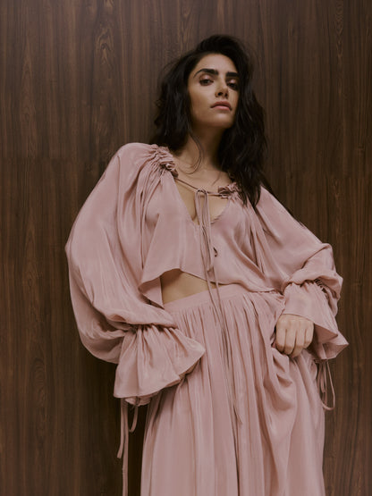 THE TERESA SATIN SKIRT
