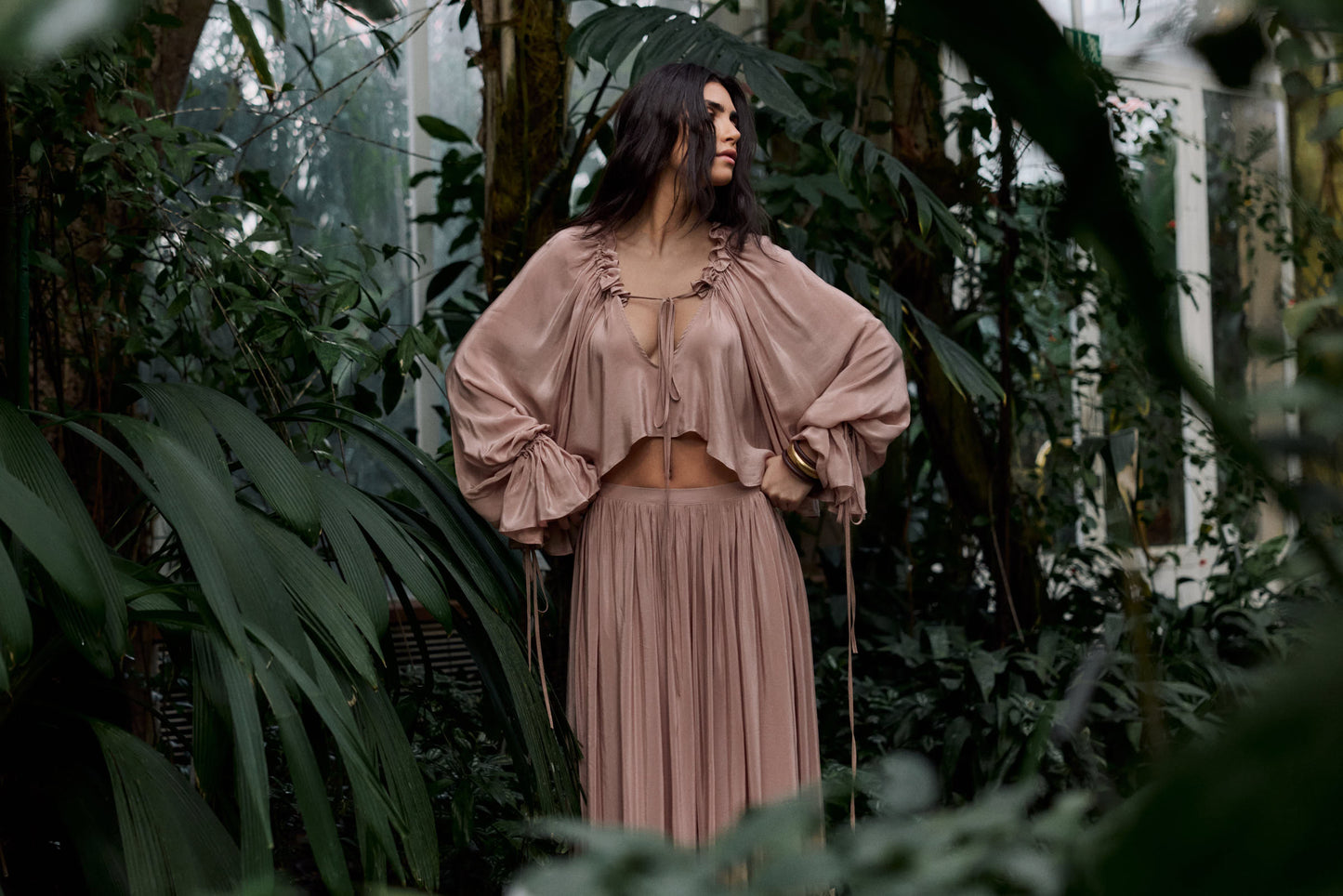 THE TERESA SATIN SKIRT