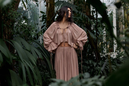 THE TERESA SATIN SKIRT